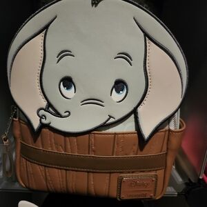 Loungefly Disney Dumbo Backpack in Brown and Gray